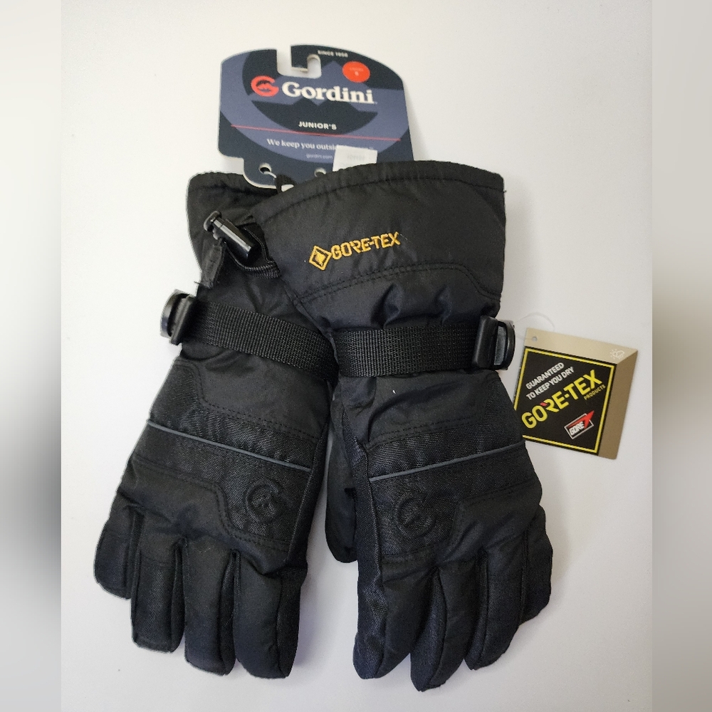 Black Gore-Tex Winter Youth Gloves